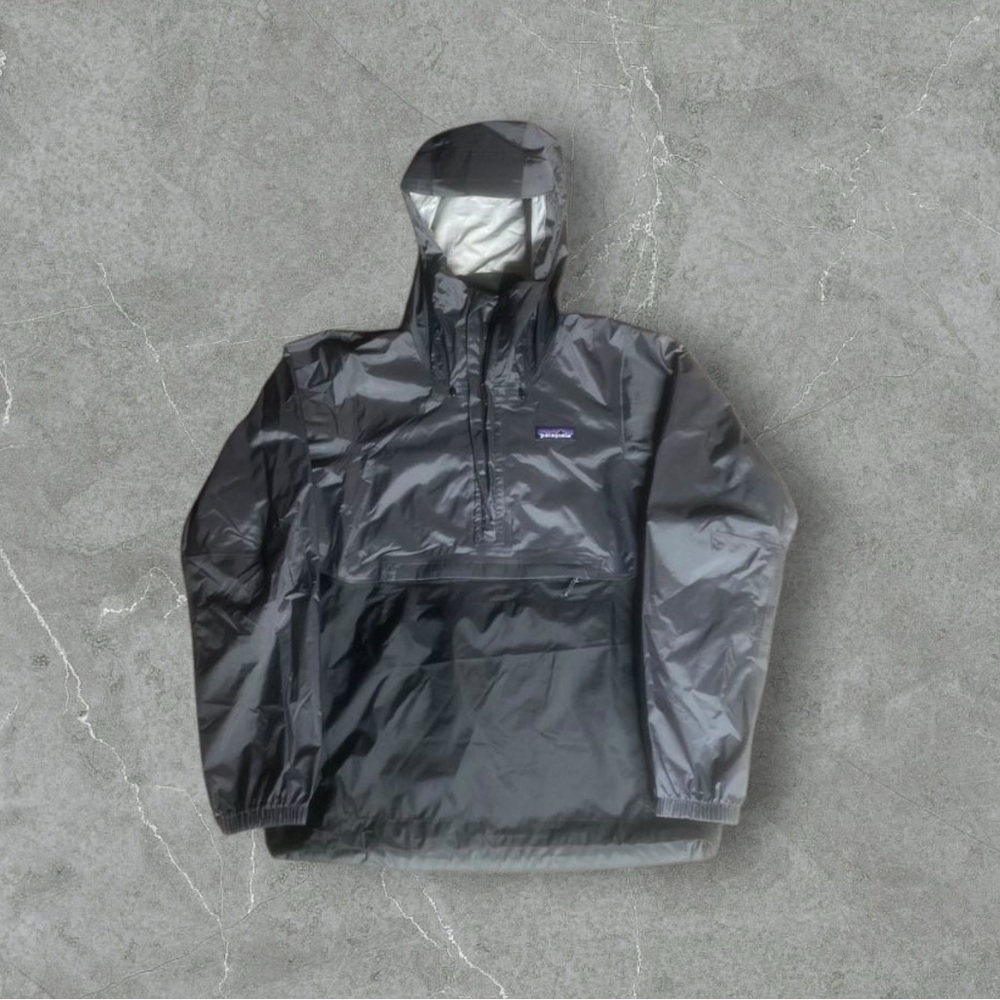 Patagonia Jacket Mens XXS Black Hooded H2NO‎ Windbreaker Shadow Waterproof Hoody